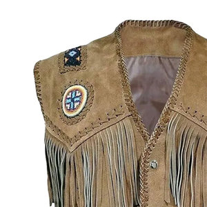 Chaleco de cuero ajustado para mujer, colección de invierno, informal, transpirable, tallas grandes, con logo personalizado, chaleco de cuero de alta calidad en oferta - Product Image 6
