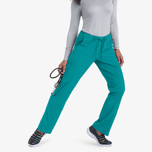 Pantalon de travail d'hôpital actif, extensible et réutilisable, style jogger pour infirmières, disponible en plusieurs couleurs, tissu doux et élastique. - Product Image 5