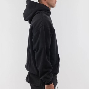 Sweat à capuche polaire épais uni pour homme, 100 % coton respirant, idéal pour le sport et le commerce transfrontalier - Product Image 4