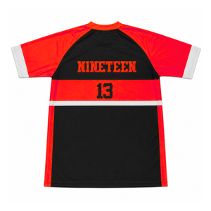 Delta |   Sigma |   Camiseta Deportiva de Fútbol para Mujer, Marca Theta Sorority, de Algodón Orgánico, con Bloques de Color, Manga Corta, Cuello Redondo, Sublimada - Product Image 3