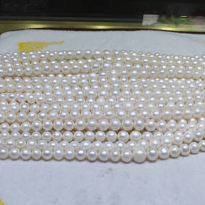 ขายส่งโดยตรงจากผู้ผลิต สร้อยคอมุกอะโกย่าน้ำจืดสีเทา ขนาด 6-6.5 มม. ของแท้ สีลินิน รุ่นพื้นฐาน ขนาด 6-6.5 มม. - Product Image 3