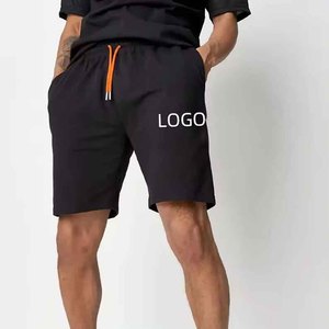 Conjunto Deportivo Informal de Otoño para Hombre, Camiseta de Punto Bordada Inspirada en el Rendimiento, Pantalones Cortos de Entrenamiento, Adecuado para Gimnasio y Fitness - Product Image 3