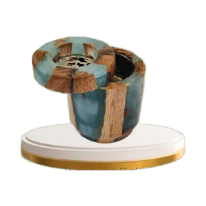 Nuevo Quemador de Incienso de Resina y Madera de Color, Diseño Moderno, Soporte para Varillas de Incienso de Madera de Acacia, Decoración Hecha a Mano para el Hogar, Porta Incienso de Madera - Product Image 1