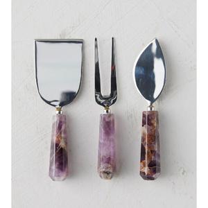 New Design Metal <b>Cheese</b> <b>Set</b> in Silver Finished With Unique Designed Handle for Kitchen Use & Butter Cutting - Product Image 5