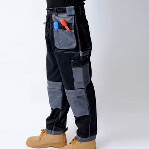 Multi Pocket Reflective Safety Cargo <b>Trousers</b> For Men IConstruction Hi Vis <b>Work</b> Pants With Custom Logo OEM Design men's pants - Product Image 4