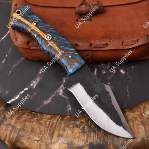 มีดล่าสัตว์ใบตายเหล็กกล้าคาร์บอนสูงแบบดรอปพอยต์ ด้ามจับทรงกรวยสน โครงสร้างฟูลแทง รับผลิตแบบ OEM/ODM ปรับแต่งได้ - Product Image 2