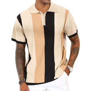 Camisetas Polo de Color Sólido al por Mayor para Hombre, Manga Corta, Diseño Personalizado, Ropa Casual de Estilo de Vida, Camisetas Polo de Alta Demanda - Product Image 1