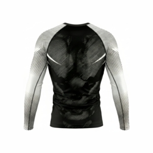 เสื้อแรชการ์ดแขนยาวระบายอากาศสำหรับผู้ชาย ขายส่งตามสั่ง เหมาะสำหรับเล่นเซิร์ฟ ว่ายน้ำ แห้งเร็ว ป้องกันรังสียูวี ป้องกันแสงแดด เสื้อกีฬา - Product Image 2