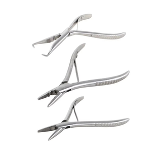 3PCS Stainless Steel Silver Hair Extension <b>Pliers</b> With 3 Holes <b>Multi</b> Functional Hair Extension <b>Tool</b> for Hair Remove - Product Image 2