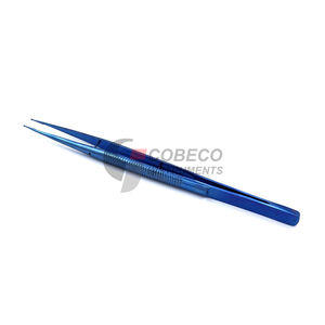 Pinzas de Titanio para Aplicación de Apósitos, Instrumentos Quirúrgicos para el Cuidado de Heridas, Grado Médico, Autoclavables y Esterilizables - Product Image 1