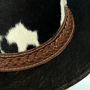 Sombrero de Copa de Cuero de Diseño para Hombre, Accesorio de Moda Alternativa, Estilo Corona Alta para Atuendos Góticos, Cosplay y Uso Creativo - Product Image 6