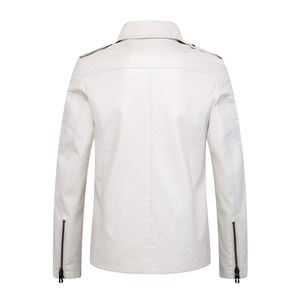 Veste d'hiver pour homme, nouvelle collection 2026, coupe ajustée, style tendance, veste en cuir tendance - Product Image 2