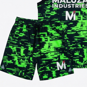 Conjunto de uniforme de baloncesto profesional, camiseta y pantalones cortos personalizados para equipo, ropa deportiva sublimada para streetball, MALUZA INDUSTRIES - Product Image 2