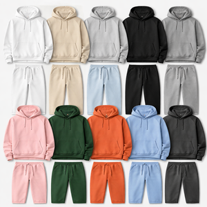 Conjunto de Sudadera con Capucha y Pantalones Deportivos Unisex Transpirables y Ecológicos para Invierno al por Mayor |   Chándal Personalizado OEM para Pedidos al por Mayor Directo de Fábrica - Product Image 5
