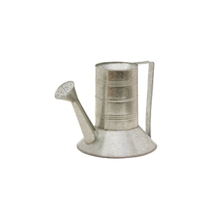 Classic Vintage Style Galvanized Steel Metal Watering Can Heavy Duty Anti-Rust Indoor Outdoor <b>Garden</b> Plant Waterer Utility Jug - Product Image 1