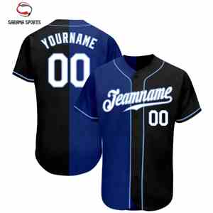 Maillot de baseball respirant personnalisé sur mesure avec impression numérique par sublimation, design sur mesure OEM - Product Image 5