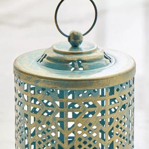 Festive Decoration <b>Lights</b> Mini Metal Moroccan Round Shape <b>Tea</b> <b>Light</b> <b>Candle</b> <b>Holder</b> Lantern for Tabletop and Hanging - Product Image 3