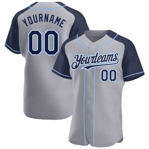 Customizable Baseball Jersey Mens Short Sleeve <b>White</b> Navy Blue Team Name Front Print Breathable Polyester - Product Image 3