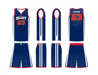 Unisexe # Maillot de basket universitaire 5 Acuff Jr. cousu, 100 % polyester, antibactérien, col en V, sans manches, coupe classique, sequins, 300g