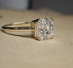 Igi/gia แล็บตัดเพชรวินเทจ14K สีเหลืองแหวนแต่งงาน/งานหมั้นใส่ได้ทั้งชายและหญิงสีขาวทองคุณภาพดีสำหรับงานปาร์ตี้ครบรอบ-คุ้มค่า - Product Image 2