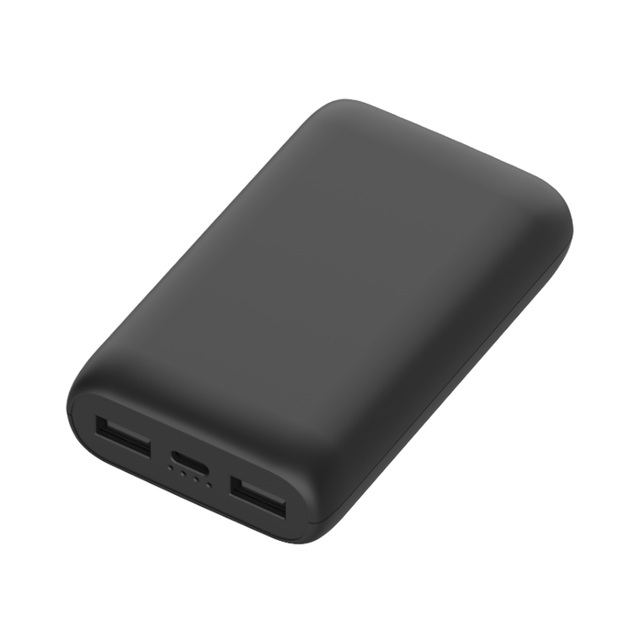NP103B 10000mAh Li-Polymer Battery Super Thin Travel Power Bank Durable PD 20W Fast Charging 12V ABS Wired Type-C Charger