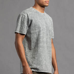 Nueva Llegada HAWK FLY Camiseta para Hombre con Lavado Ácido 100% Algodón Transpirable Corte Regular Estilo Único - Product Image 3