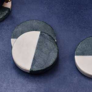 Sous-verre rond en marbre personnalisé avec logo, tapis de table pour la maison, le bar, la cuisine, le restaurant - Product Image 6