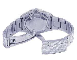 Reloj BOJ R.O.L.E.X.03 de Lujo con Piedra Blanca, Cuarzo Analógico, Acero Inoxidable, Automático, Resistente al Agua 3BAR, Movimiento Japonés - Product Image 5