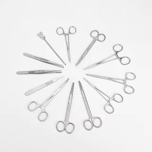 <b>13</b> Pcs Medical Grade Stainless Steel Manual Basic Dressing Surgical Instruments Box Set CE Certified Class I ENVED ENTERPRISES - Product Image 2