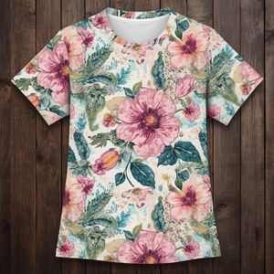 T-shirt unisexe à manches courtes avec imprimé graphique mignon, coupe classique, en coton confortable pour un usage quotidien, offre en gros OEM - Product Image 5