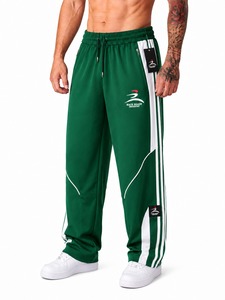 Precio al por mayor: Pantalones de lona 100% algodón, casuales, cómodos, de pierna ancha, doble cintura, transpirables, ecológicos, antiarrugas, de secado rápido. - Product Image 6