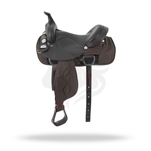 Western Trail Saddle Horse Riding Saddle Equestrian <b>Equipment</b> - Product Image 1