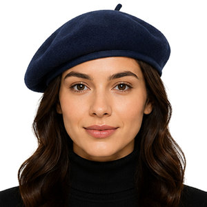 Classic Wool <b>Beret</b> Hat For Women Soft Warm Felt Fashion Headwear French Inspired Casual Autumn Winter Street Style Accessory - Product Image 5
