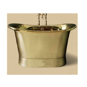 Baignoire ovale autoportante en laiton, style élégant fait main, fabricant et fournisseur de marques privées, design moderne pour salle de bain - Product Image 1