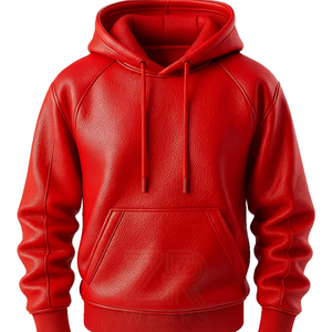 OEM Factory's High Quality 3D Embossed Hoodies for Men Custom Logo Loose Fit French Terry Drop Shoulder Plain Dyed for Winter - Product Image 4