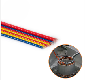 Manchon en fibre de verre recouvert de silicone coloré 600V, certifié RoHS, haute résistance à la traction pour câble basse tension - Product Image 4