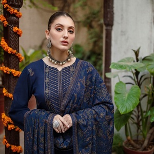 Lujo Ramsha Volume REET Collection Alta calidad Karandi algodón 3 piezas trajes para damas hermoso elegante Salwar Kameez - Product Image 5