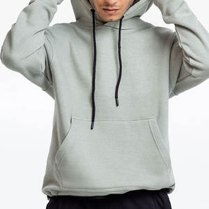 Wholesale Men's Winter Hoodies Luxury Hooded Custom <b>Thick</b> <b>Fleece</b> 100% Cotton Pocket Quick Dry Breathable High Quality - Product Image 5