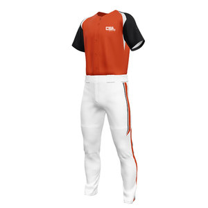 Nouvelle conception d'uniforme de baseball personnalisé pour hommes, tissu respirant, coupe confortable, vêtements de sport pour l'entraînement et les matchs - Product Image 1