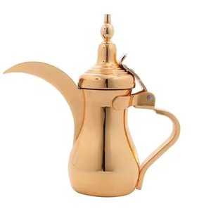 Jarra Dallah de Acero Inoxidable Hecha a Mano, de la Mejor Calidad, Perfecta para Té y Café Árabe, para un Uso Elegante en la Mesa - Product Image 4