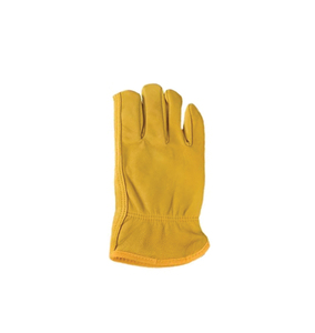 EN420 Certified Leather Driver Safety Gloves Elastic Wristlet Durable Abrasion Resistant Fire <b>Proof</b> Anti-Impact Level 3 <b>10</b> Inch - Product Image 5