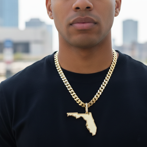 จี้เงินแท้ 925 แบบ Iced Out สไตล์ฮิปฮอป ประดับเพชร CZ หนักแน่น สำหรับผู้ชาย ของขวัญสุดโรแมนติกสำหรับคนรัก ขายส่ง - Product Image 5