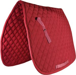 Personnalisé de haute qualité Zadeldek Chooze doux matelassé léger tout usage tapis de selle pour chevaux-noir-cheval - Product Image 4