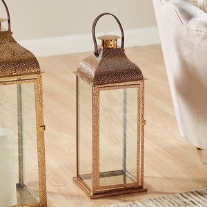 Elegante Farol Colgante de Metal Dorado de Diseño Moderno para Navidad, Decoración de Jardín, Ecológico, Duradero, Precio de Fábrica - Product Image 4