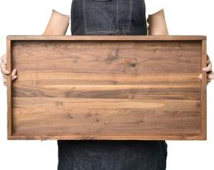 Plateau de service rectangulaire en bambou pour thé Kung Fu, couverts, rangement, plateau à fruits, décoration, cuisine japonaise - Product Image 2