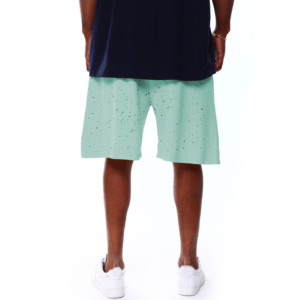 Pantalones Cortos Bermuda para Hombre, Color Verde Menta, Estampados, Cintura Media, Cierre Elástico, Estilo Casual, Tela de Poliéster Transpirable, Logotipo Frontal - Product Image 4