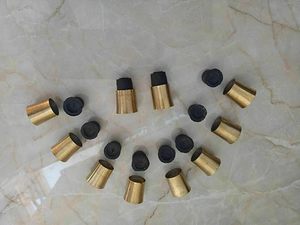 Juego de 10 Accesorios para Bastón de Latón Sólido con Punta de Goma, Ligeros, Pintados, Estilo Vintage Nostálgico, Coleccionables - Product Image 1