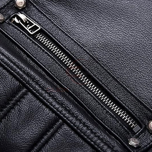 Fashion Wear 2026 High Quality <b>Leather</b> <b>Vests</b> Breathable Customized Good Quality Top Design <b>Leather</b> <b>Vest</b> 5-dimensional Pocket - Product Image 5