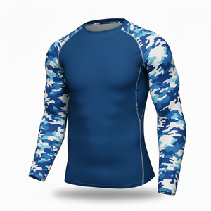 Rashguard Mma Rush Guard <b>Compression</b> <b>Shirt</b> Wholesale Custom Sublimation Printed Jiu Jitsu Grappling Bjj Rash Guard Long Sleeve - Product Image 6