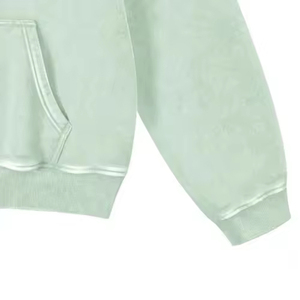 Sudadera con Capucha al por Mayor, 100% Algodón Grueso, Personalizable con Logotipo Bordado, 500 g/m², Sudadera Lisa para Hombre, Estilo Urbano - Product Image 6